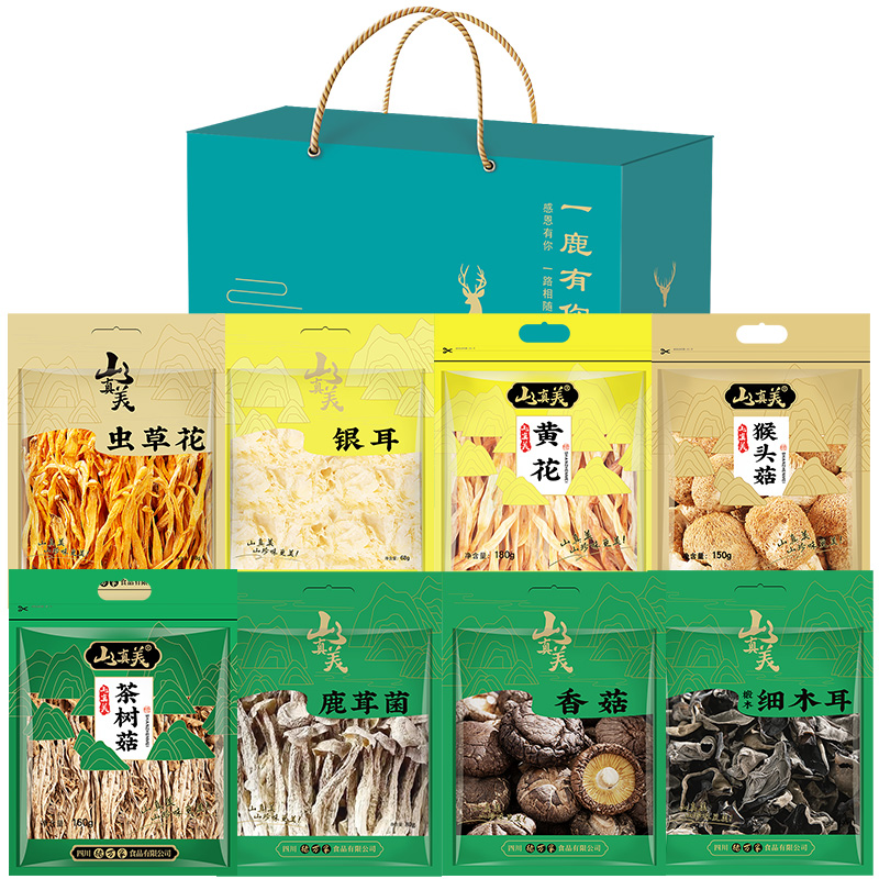 山真美【扶貧】山真美-養生山珍干貨組合-906g